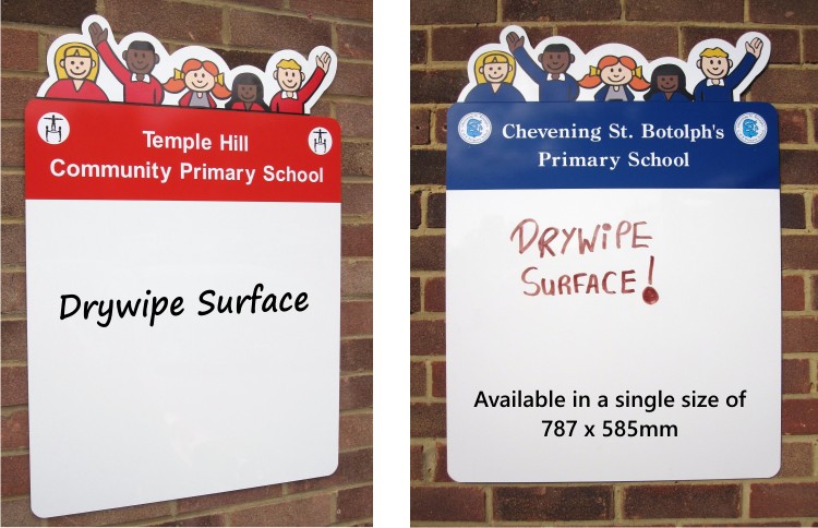 Character Child Friendly External Drywipe Whiteboards